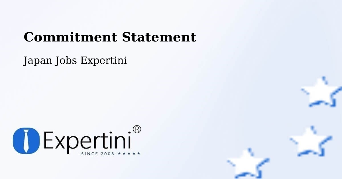 Corporate Commitment – Inzai Shi - Japan Jobs Expertini